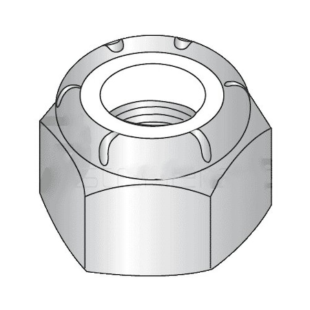 Newport Fasteners Nylon Insert Lock Nut, 5/16"-18, 18-8 Stainless Steel, Not Graded, 100 PK 146193-PR-100